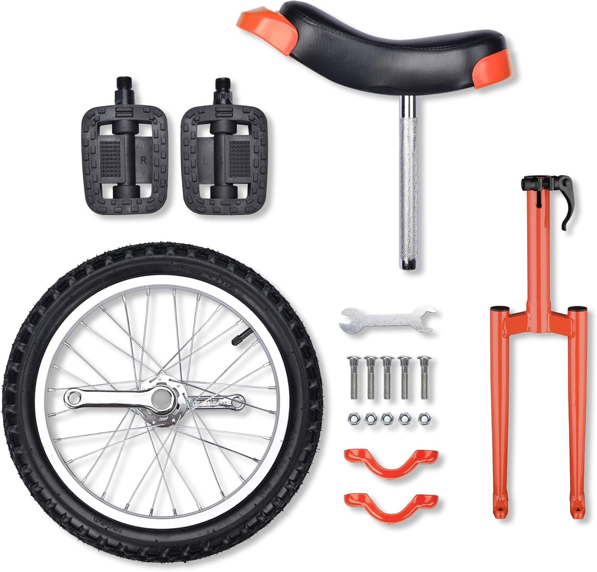 Monociclo ZeHuoGe 16 Acero Manganeso, Protección, Silencioso