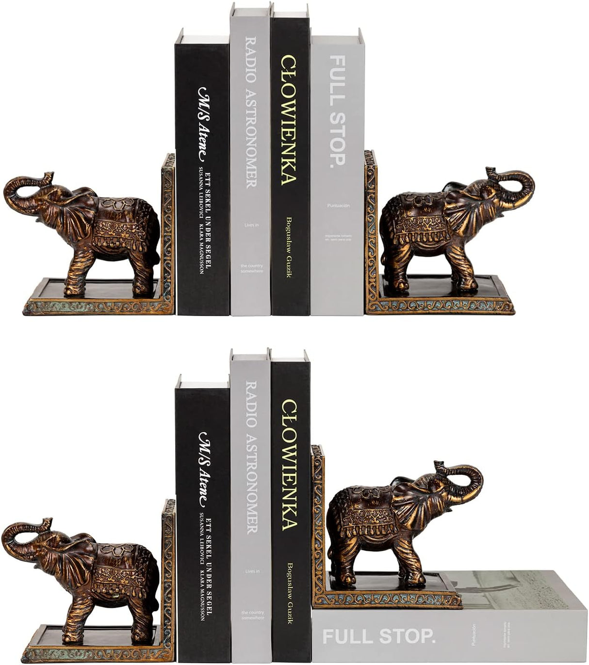 Sujetalibros resistentes del hogar