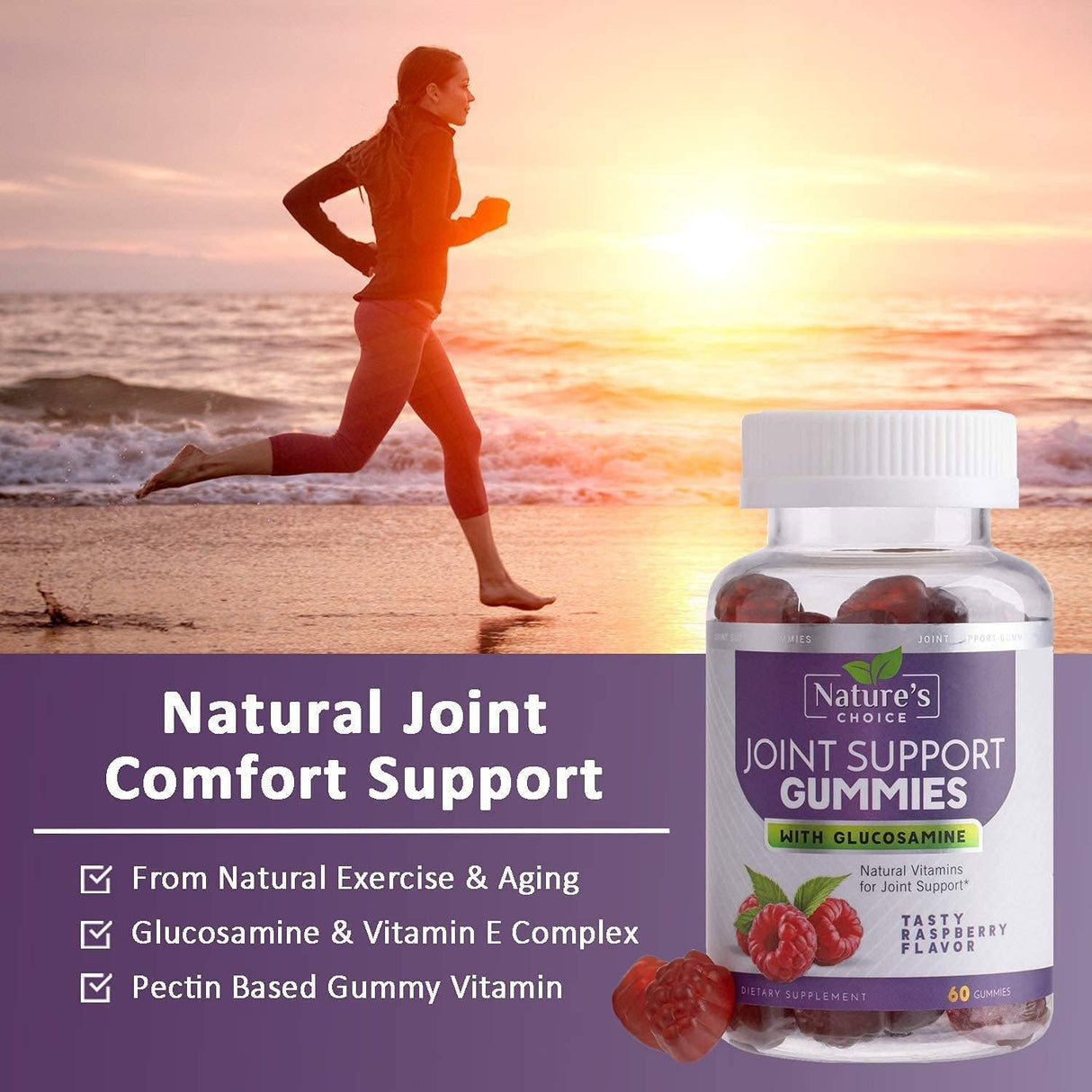 Gomitas de glucosamina extra fuerte para las articulaciones