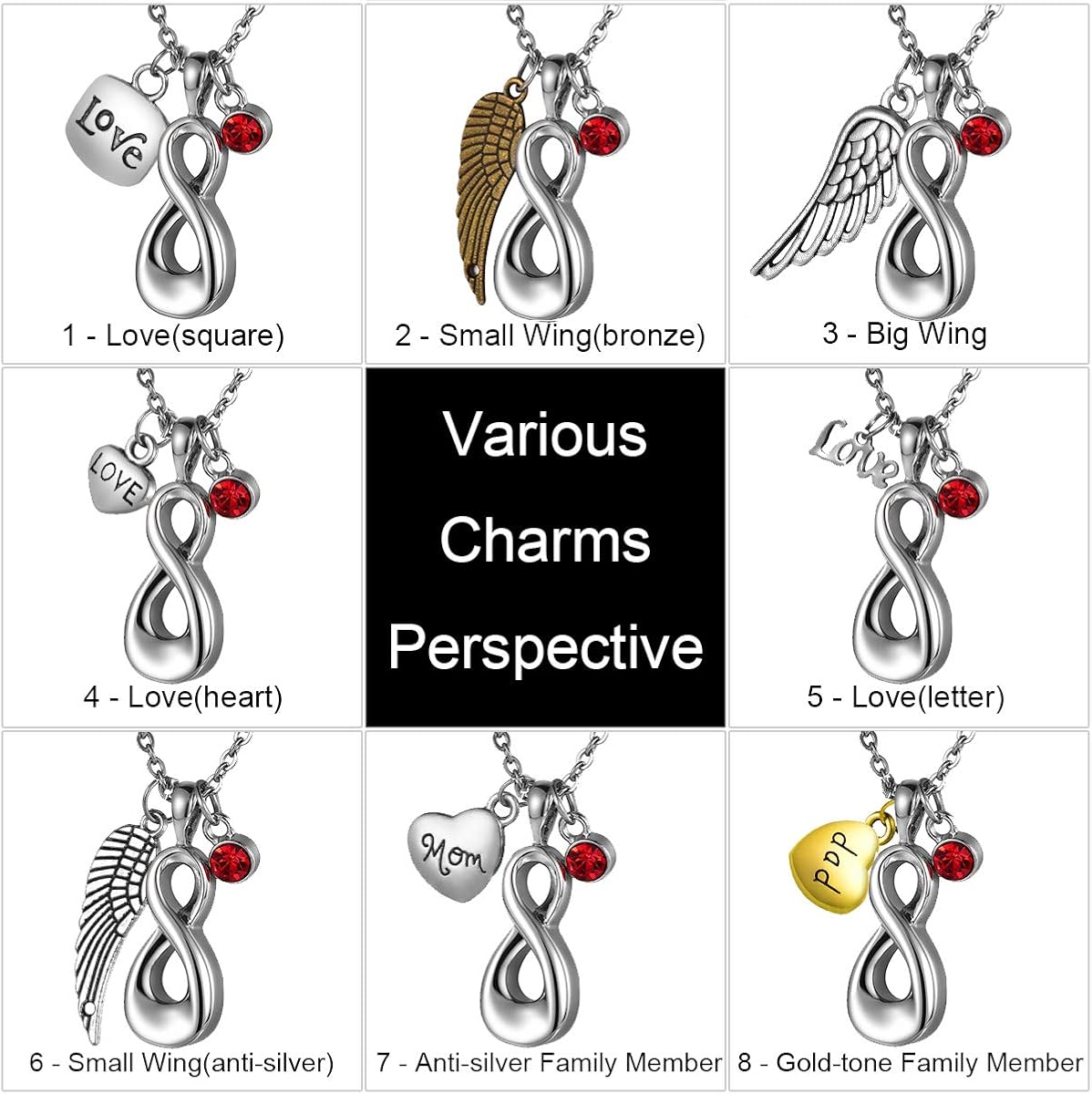 Collar de urna de delfín de acero inoxidable de recuerdo