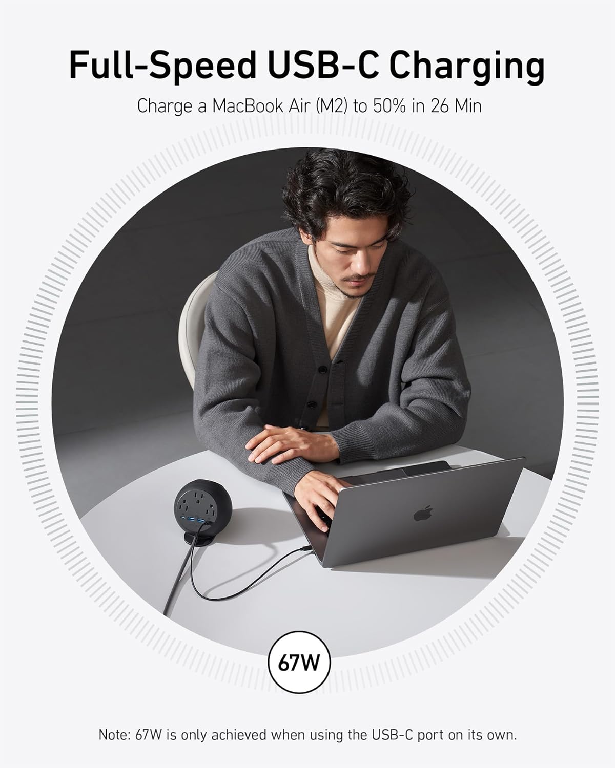 Estación de carga magnética 8 en 1 67 W B2C