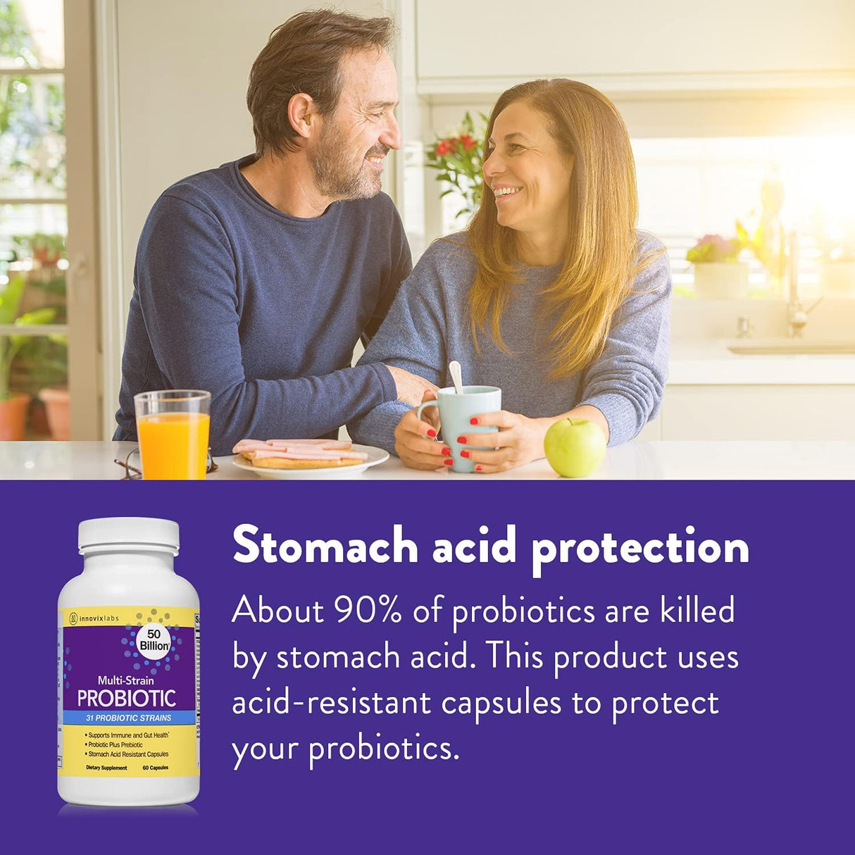 Suplementos Probiótico multicepa Amplio espectro 26 cepas