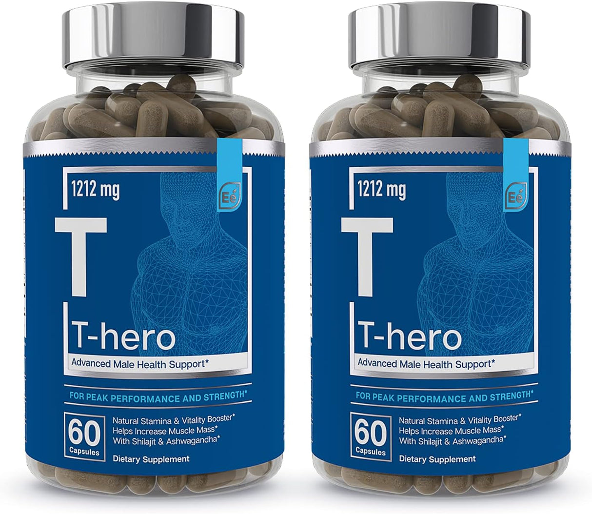 Suplemento de salud masculina T con DIM, Ashwagandha