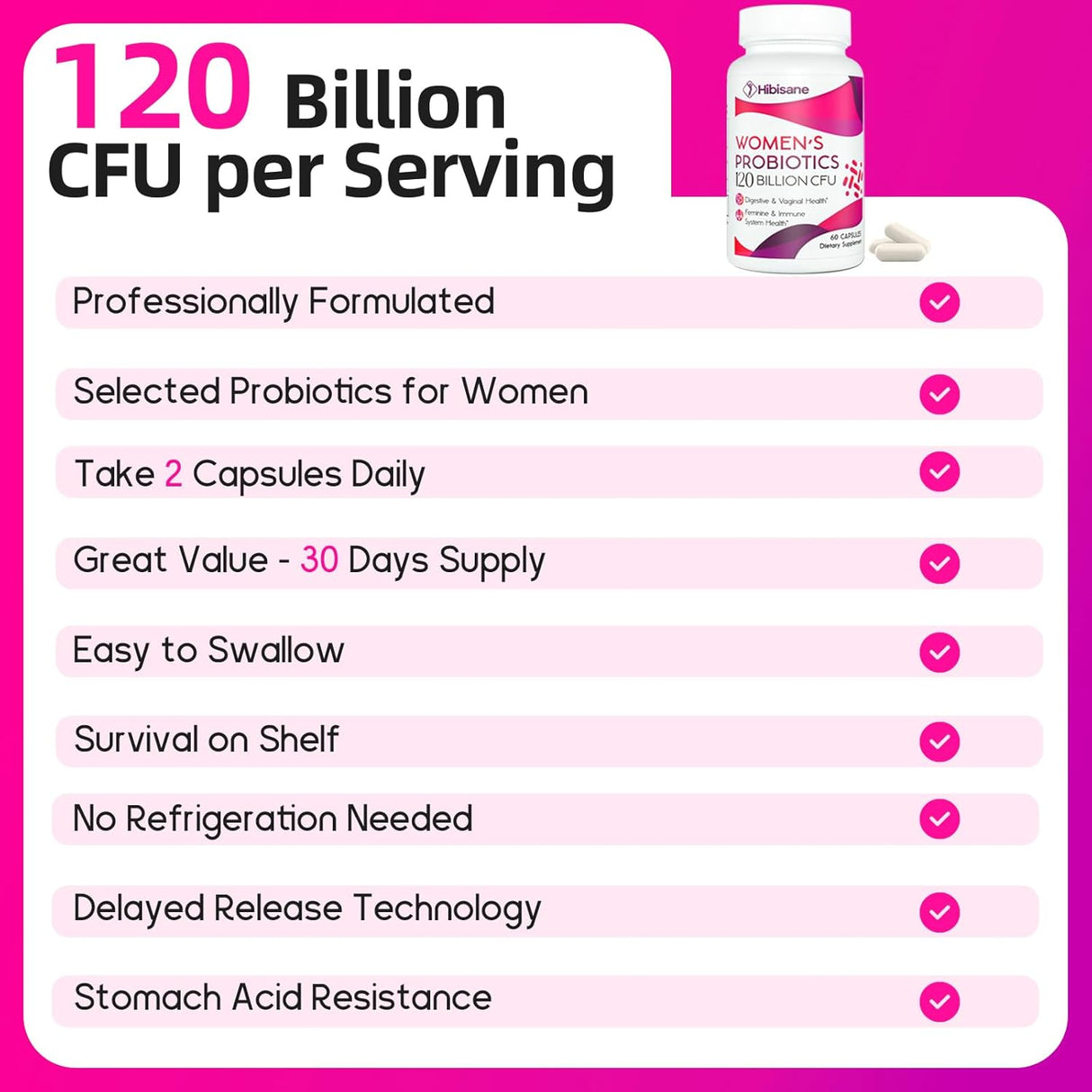 Probiótico de 120 mil millones de UFC Negima