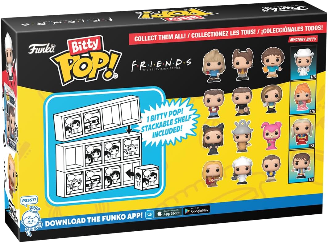 Funko Bitty Pop! Amigos 4-Pack - Phoebe, Monica, Chandler & Chase