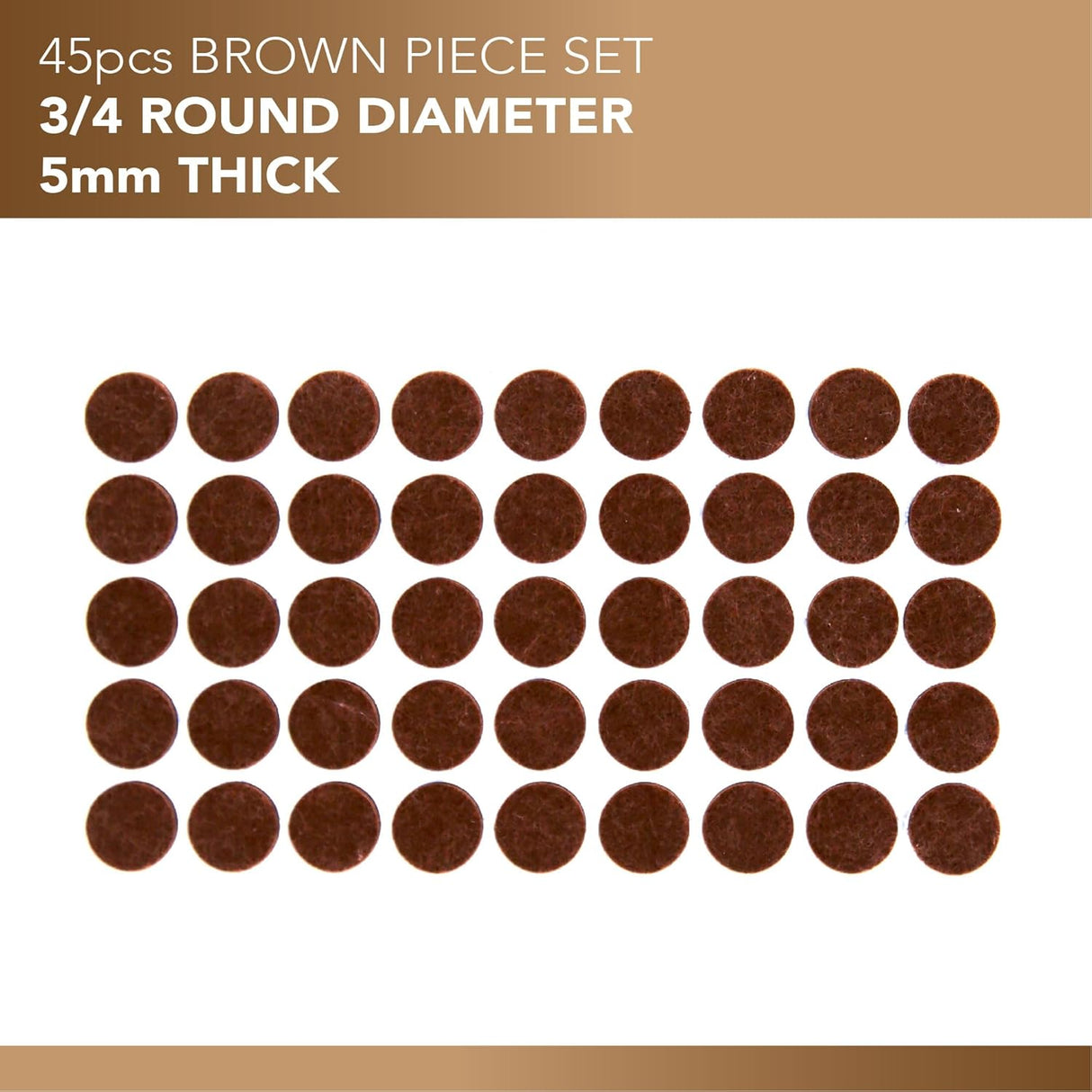 Almohadillas de fieltro para muebles Serenelife, 45 protectores