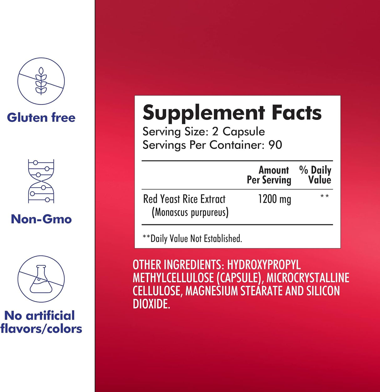 Suplemento Arroz de levadura roja apoya cardiovascular