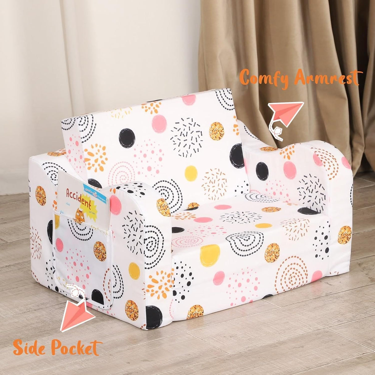 Silla infantil con diseño de fuegos artificiales MOMCAYWEX