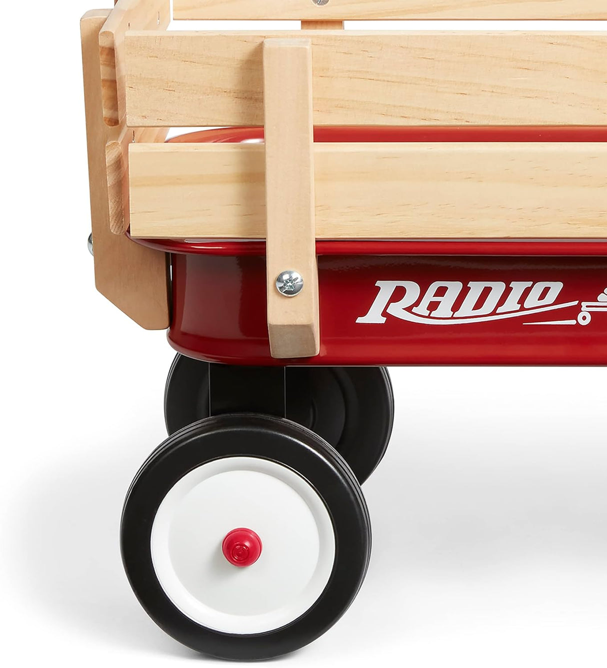 Wagon de Juguete de Acero y Madera Radio Flyer con Oso 19