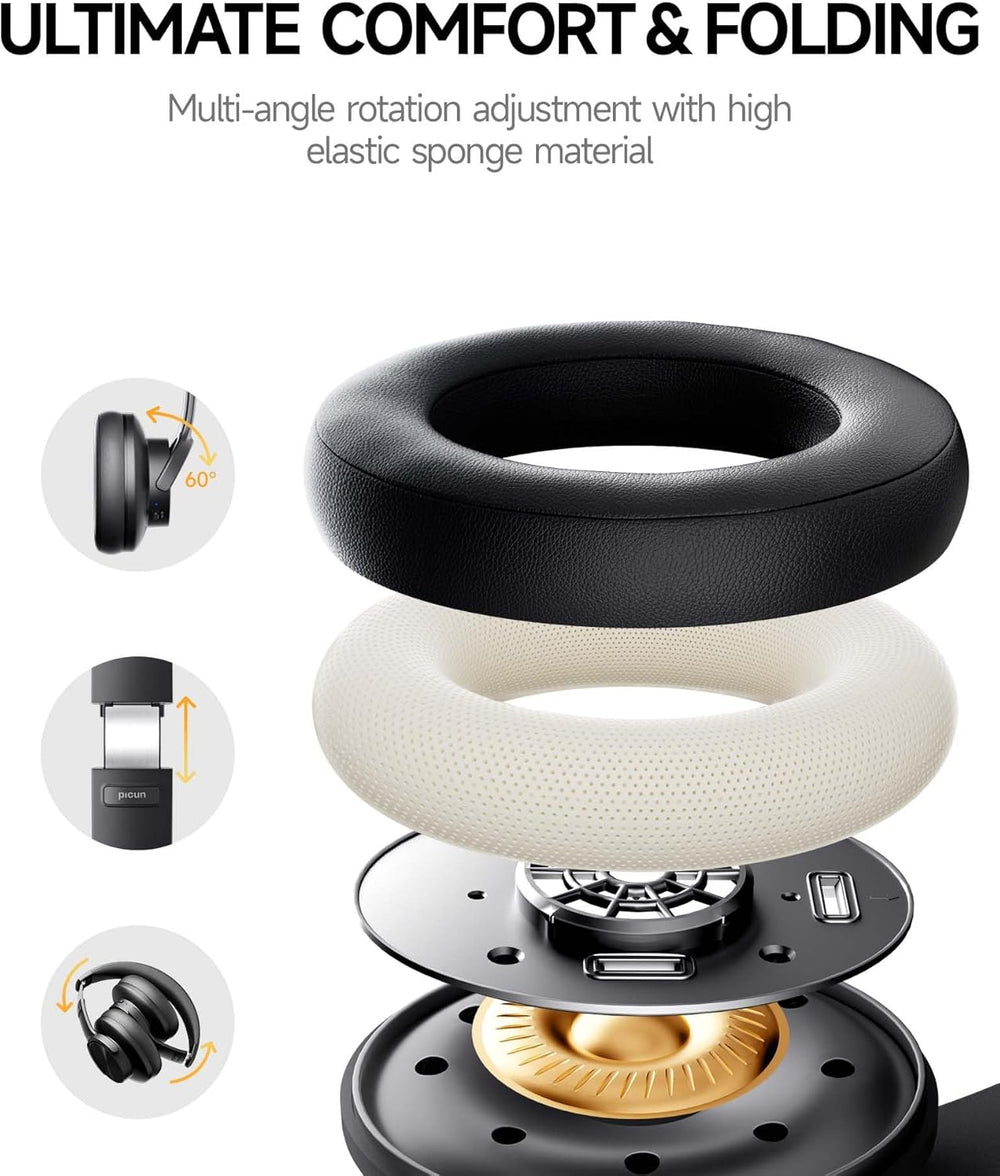 Auriculares Bluetooth Inalámbricos 120H, 3 Modos EQ, B8