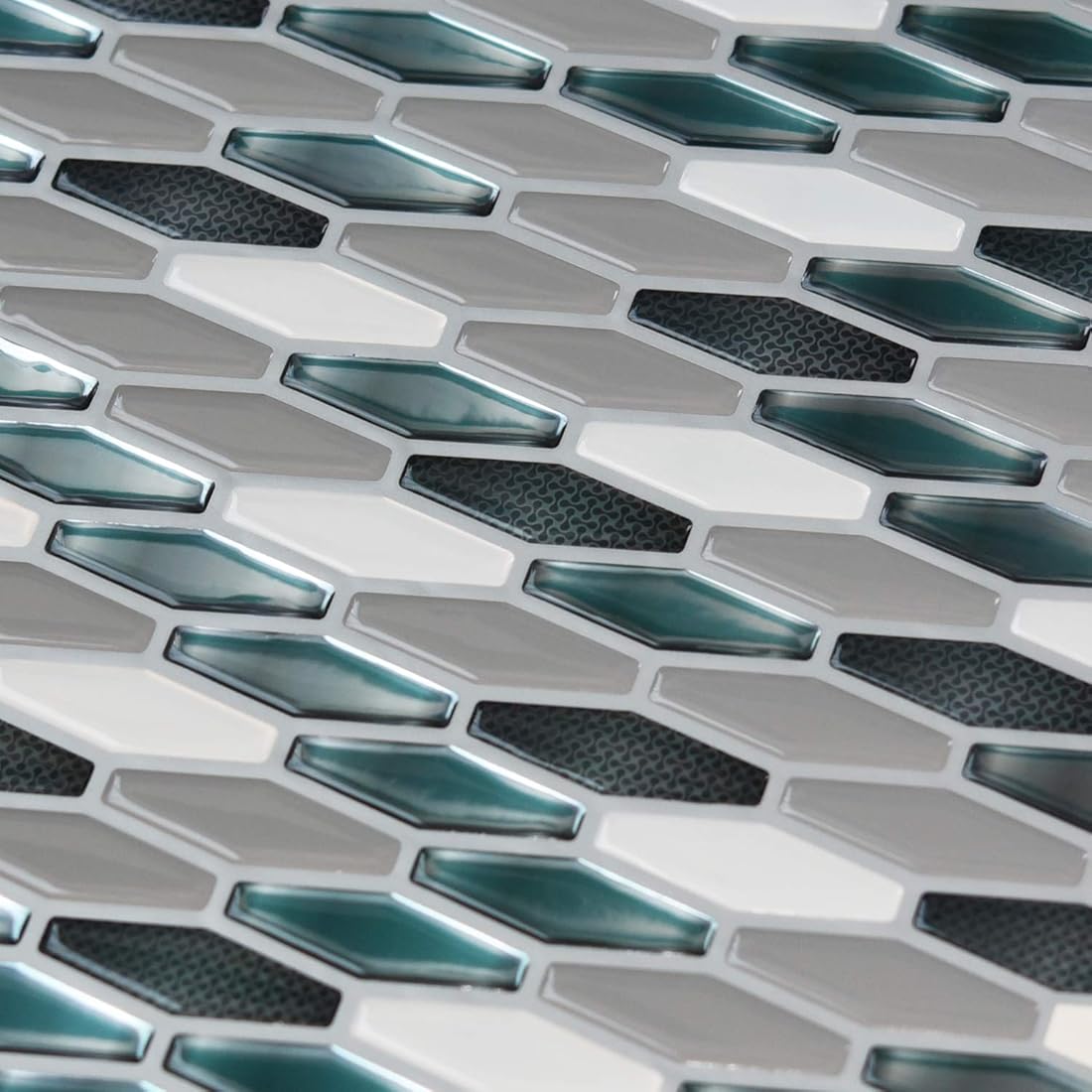 Art3d Peel-N-Stick Kitchen Backsplash Wall Tile Vinilo