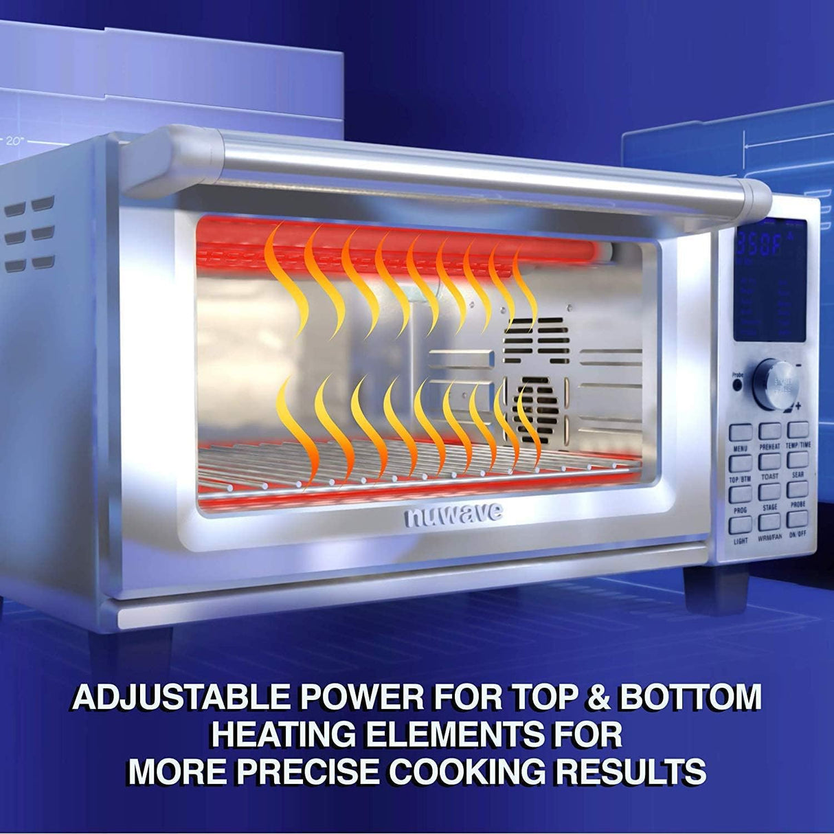 Nuwave Bravo - Horno inteligente con freidora de aire