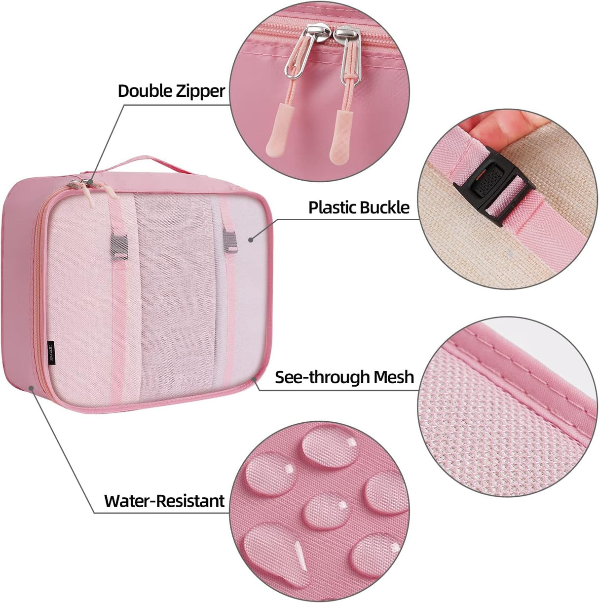 Cubes de Empaque BAGAIL 8/10 Piezas para Viaje y Maleta