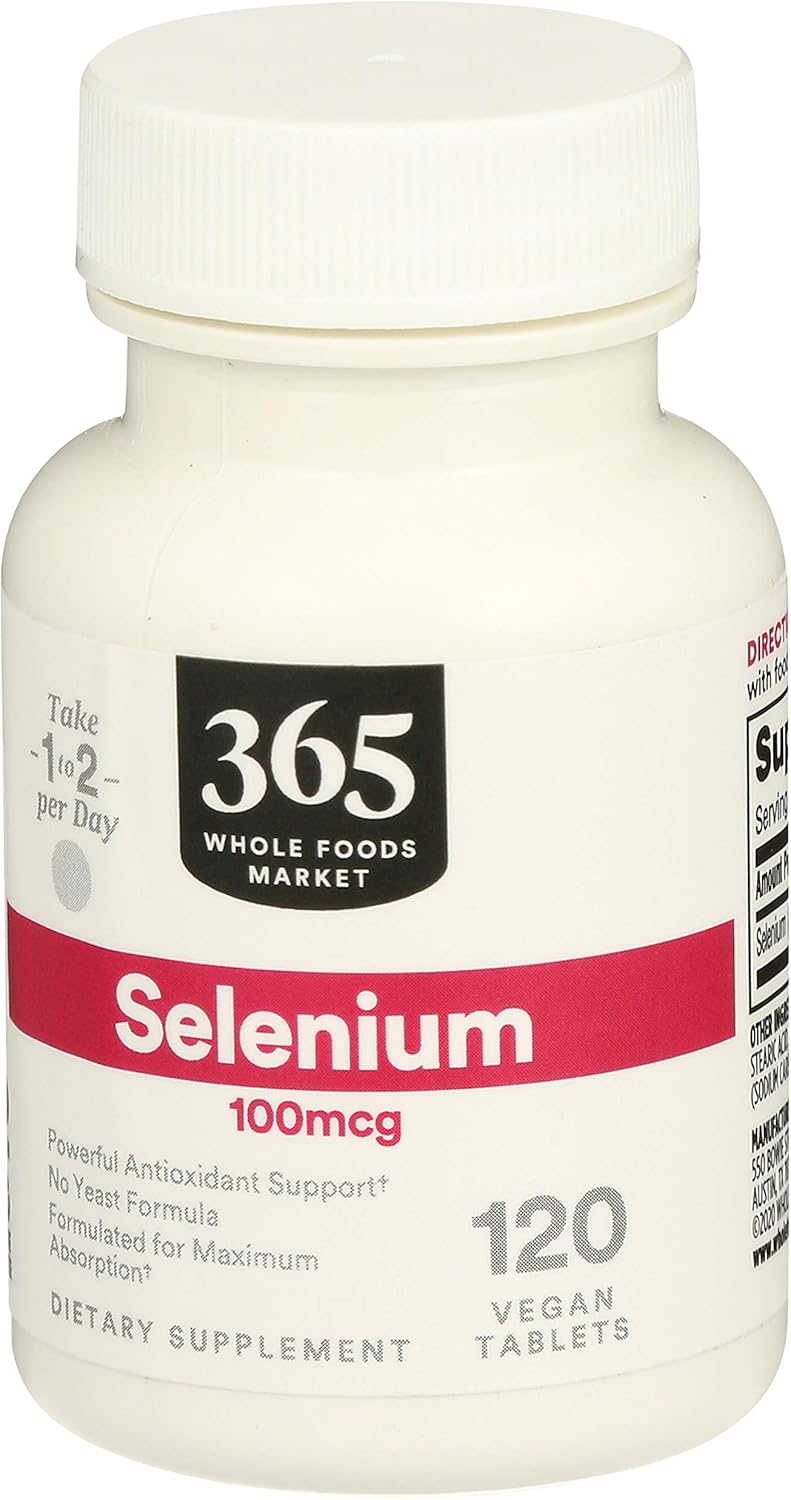 Suplementos Alimenticios de minerales selenio 120 unidades