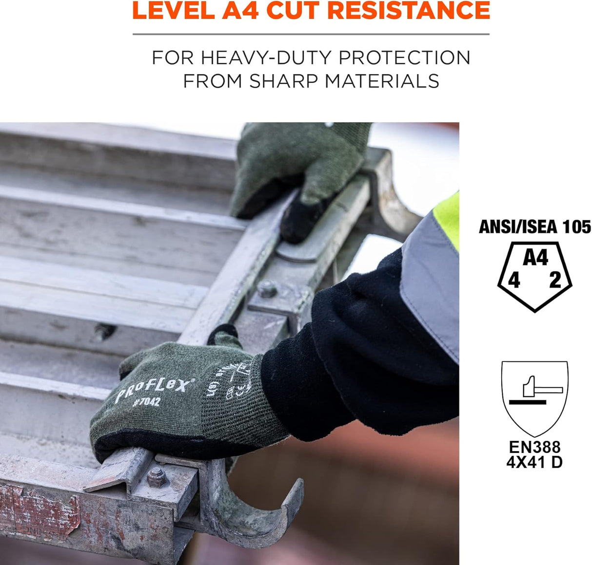 Guantes de trabajo palmas recubiertas de nitrilo talla M