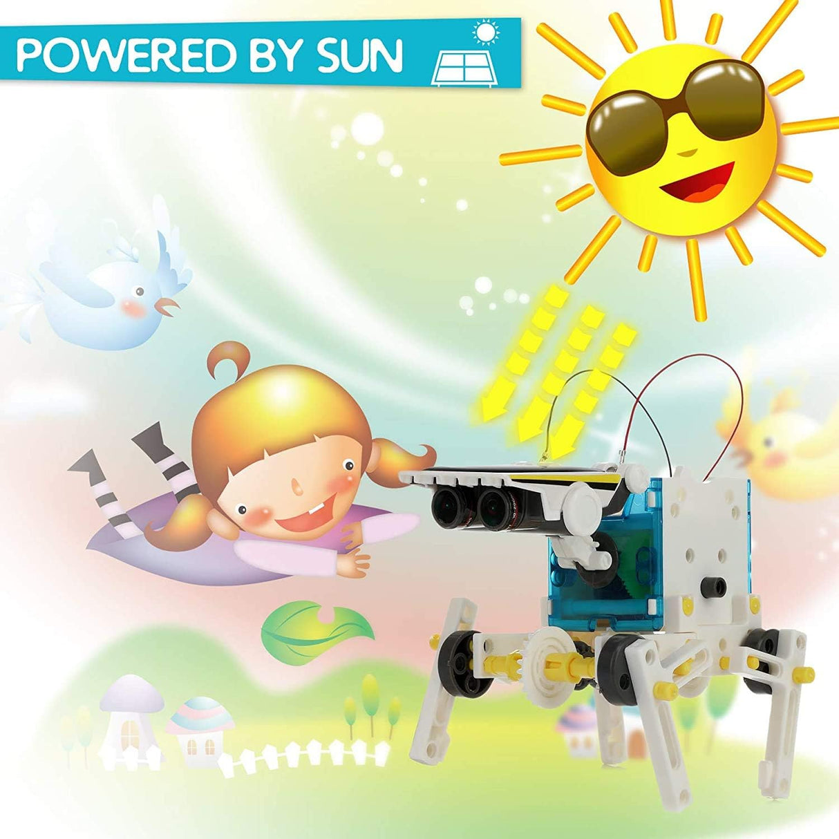 Kit Solar Educativo 13 en 1 Kidwill, Juguete STEM para Niños