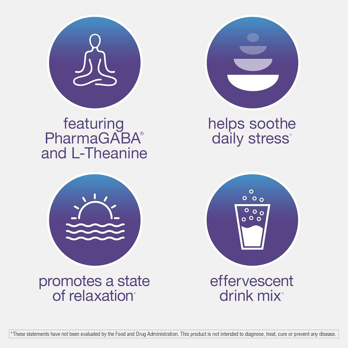 Suplemento Magnesio en polvo 300 mg, con GABA y L-teanina