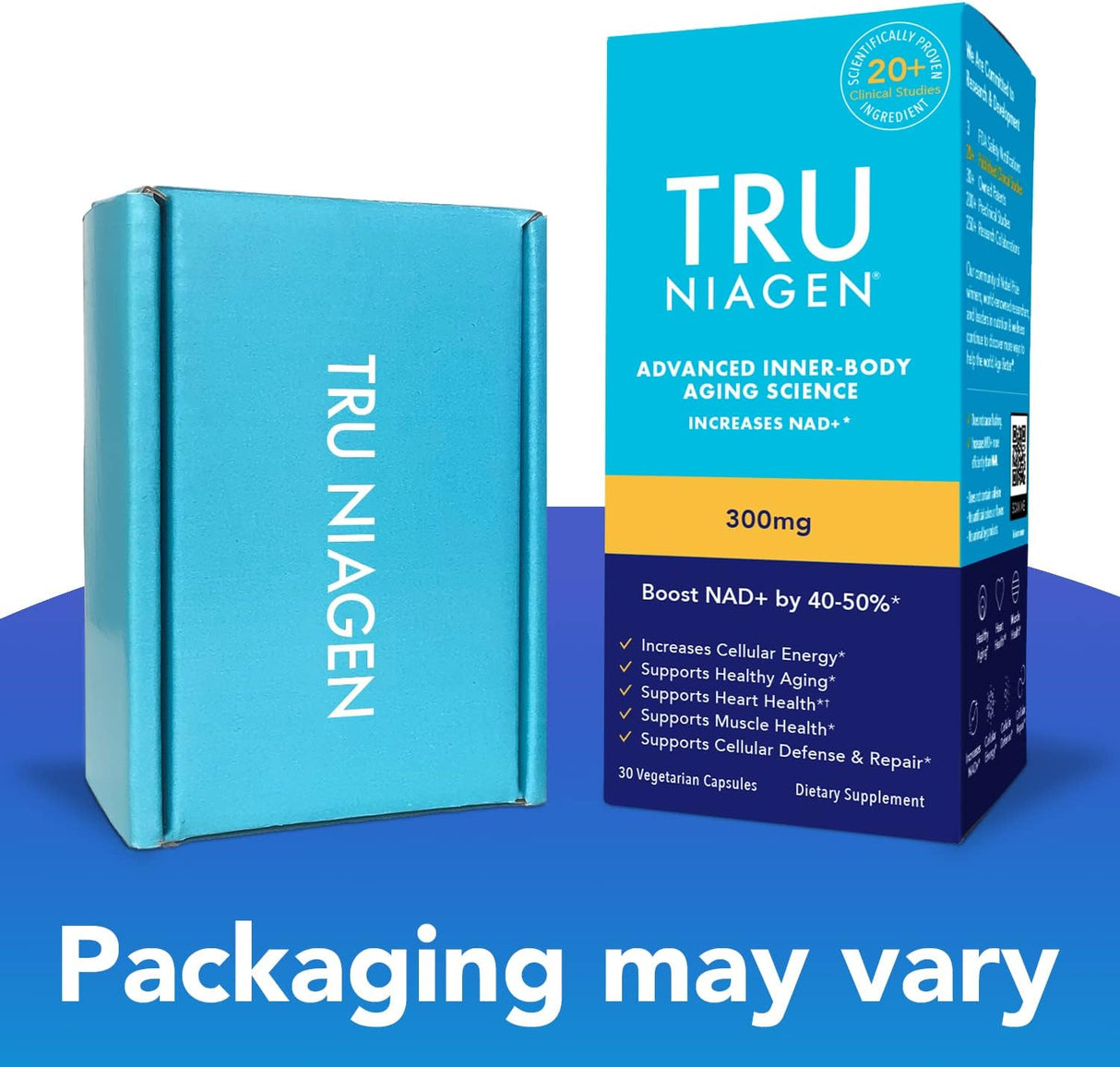 Suplemento de refuerzo NAD+ patentado salud muscular