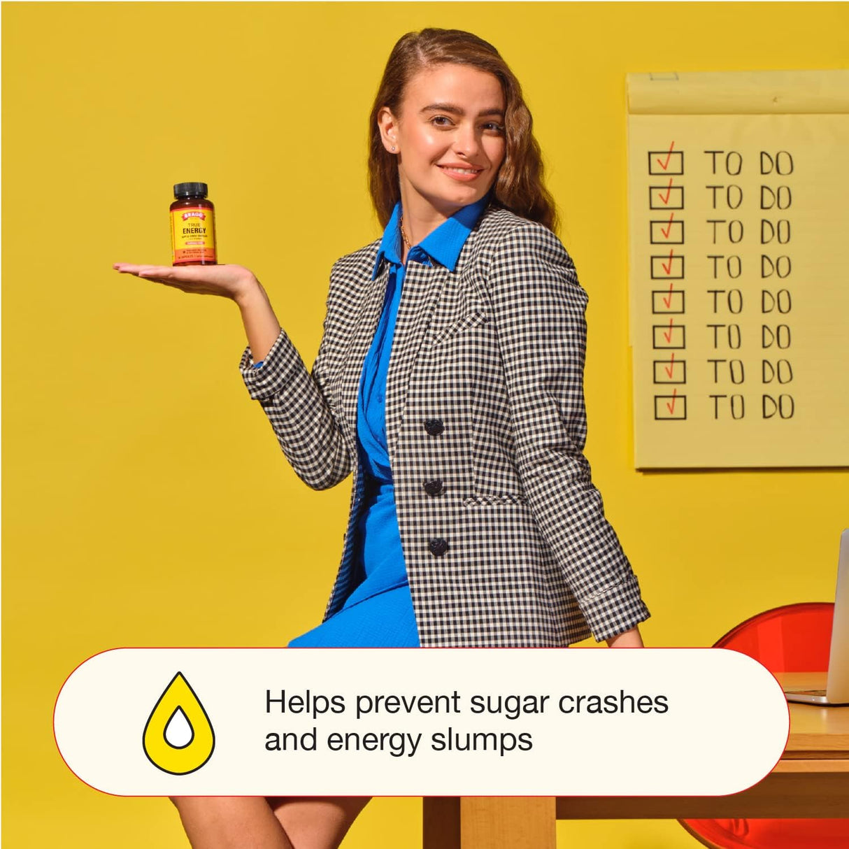 Bragg Cápsulas de vinagre de sidra de manzana, 6 vitaminas