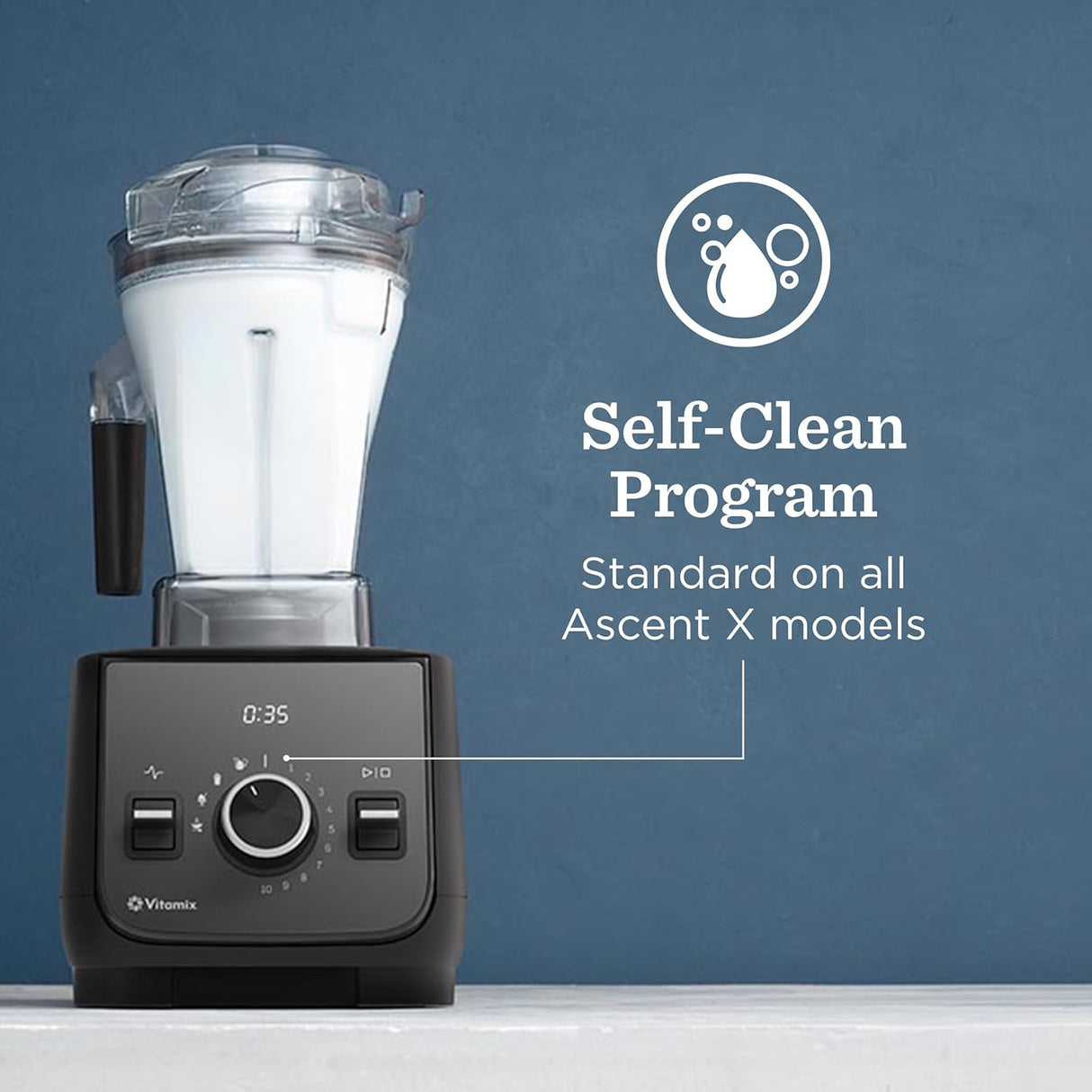 Licuadora Vitamix Ascent X2, 3 Programas, 48 oz, Autolimpiante