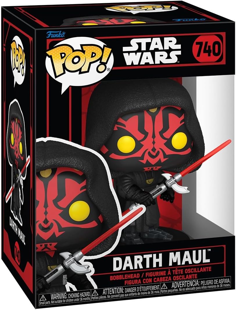 Funko Pop! Star Wars - Darth Maul, figura coleccionable oscura