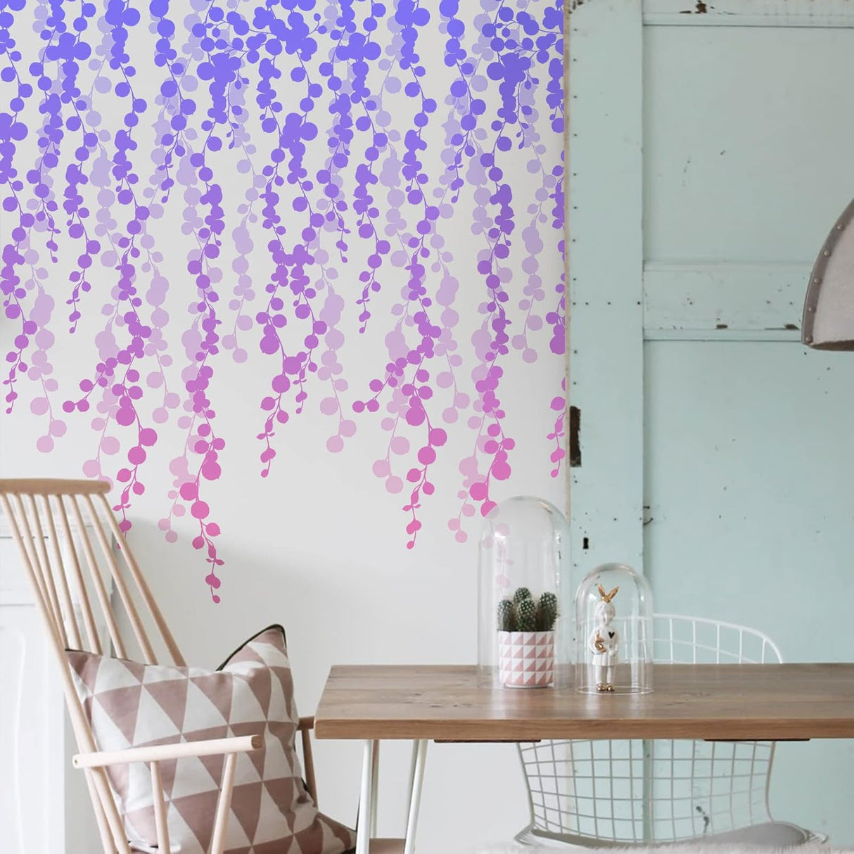 Vinilo Decorativo Plantas Suculentas - Adhesivo PVC 3 Sets