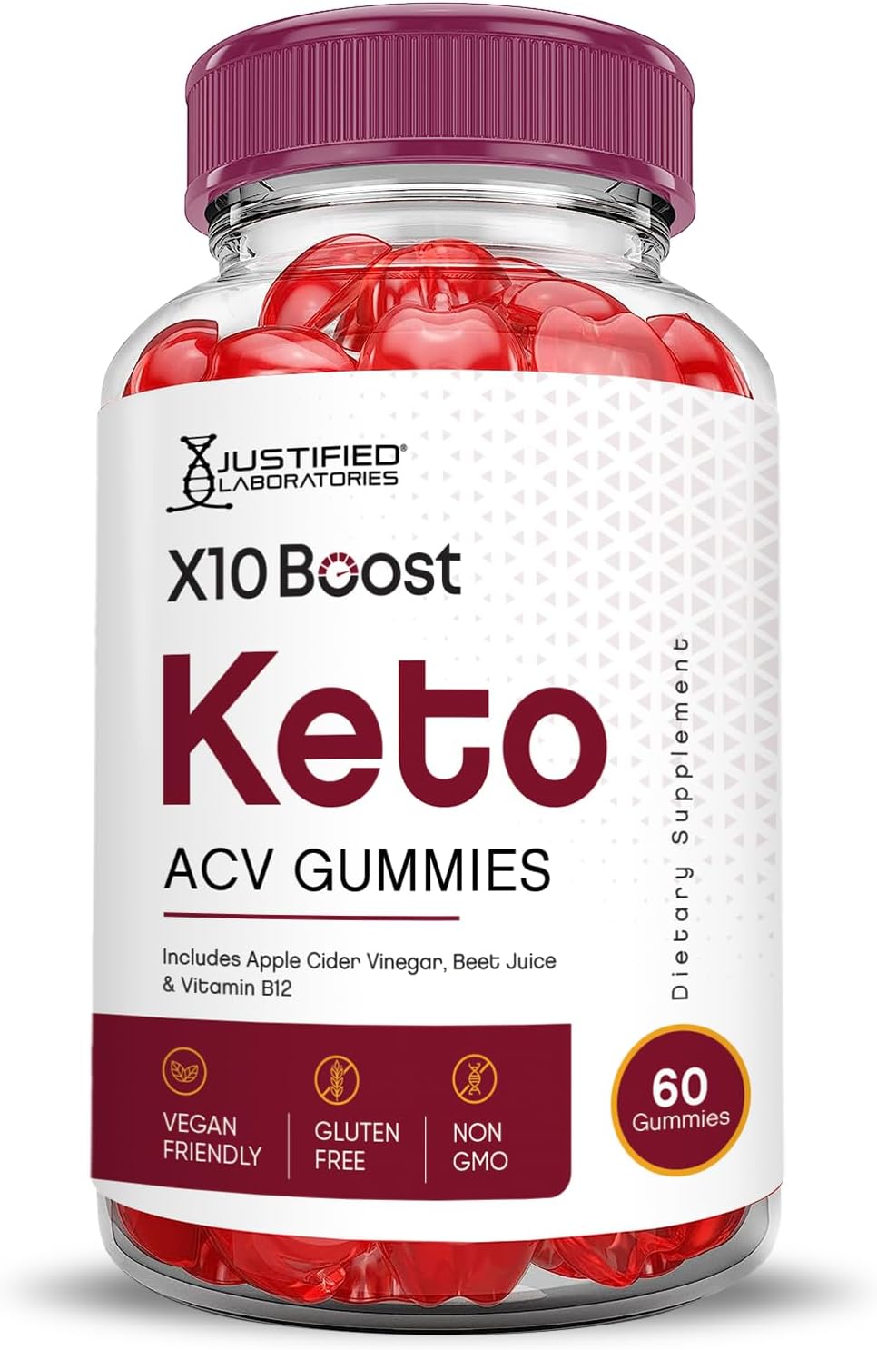 Gummies Fórmula avanzada de 1000 mg X 10 Boost Keto Gummies