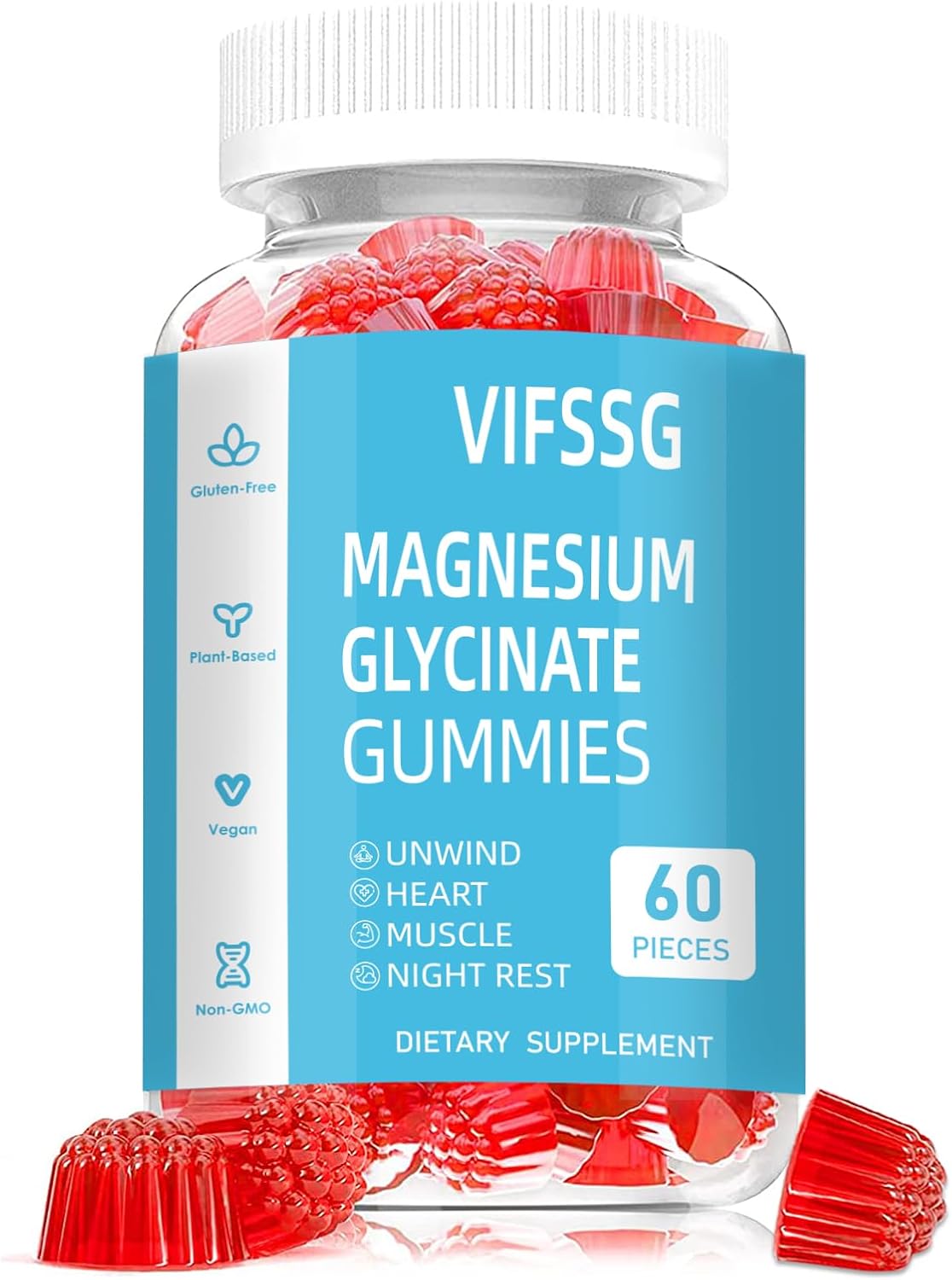Suplementos de glicinato de magnesio 400 mg VIFSSG