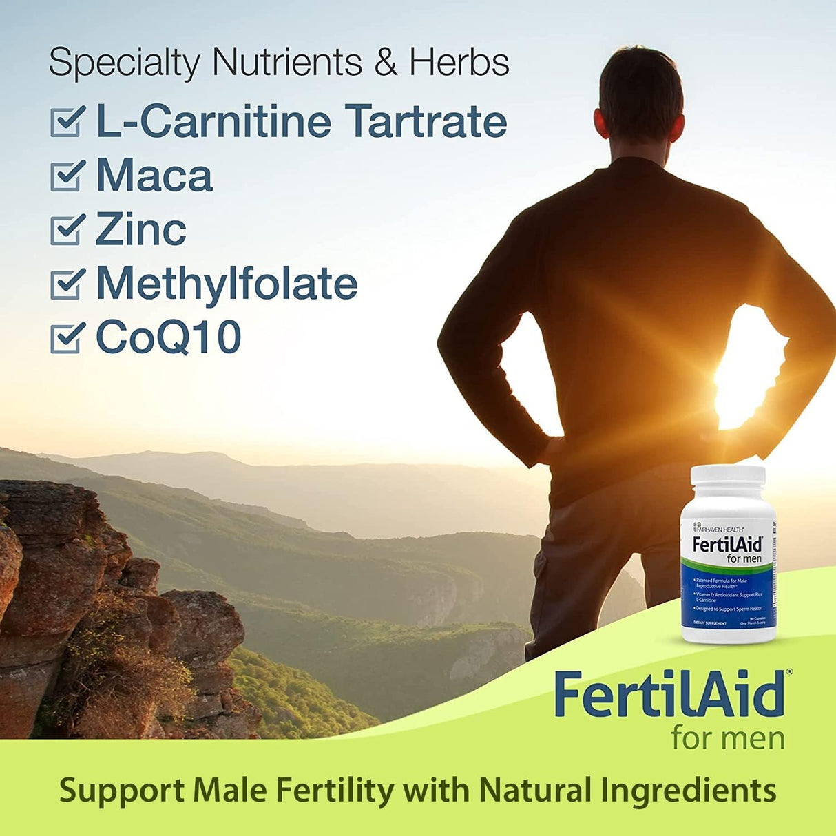 Suplemento fertilidad masculina y femenina vitaminas