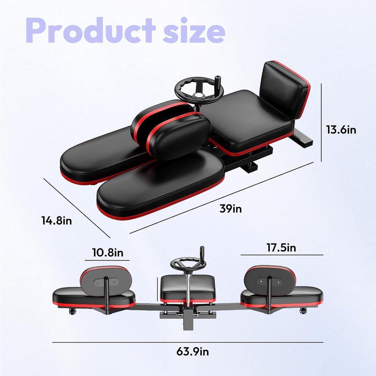 Estirador de Piernas Pro, Heavy Duty, 330LBS, Máquina de Ejercicio
