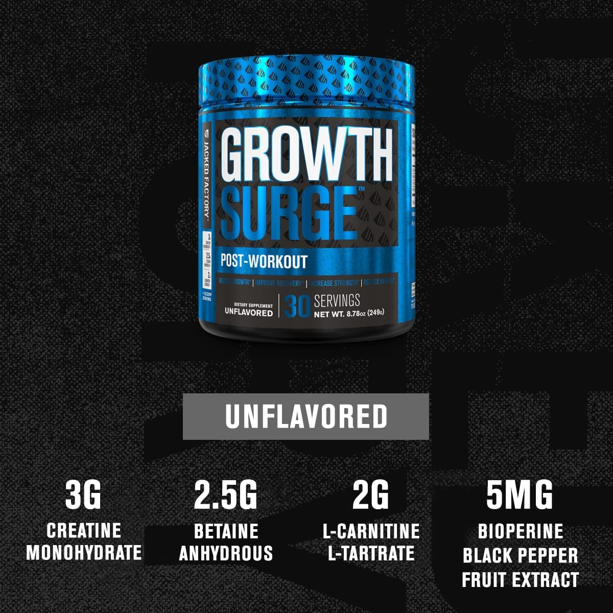 Suplementos de desarrollo de músculo Jacked Factory