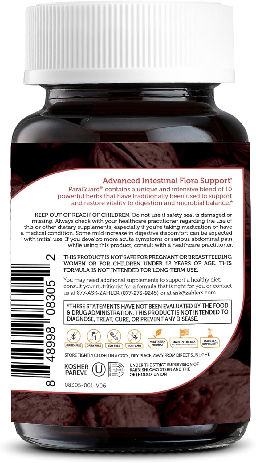 Cápsulas ParaGuard - Suplemento para Salud Intestinal Kosher