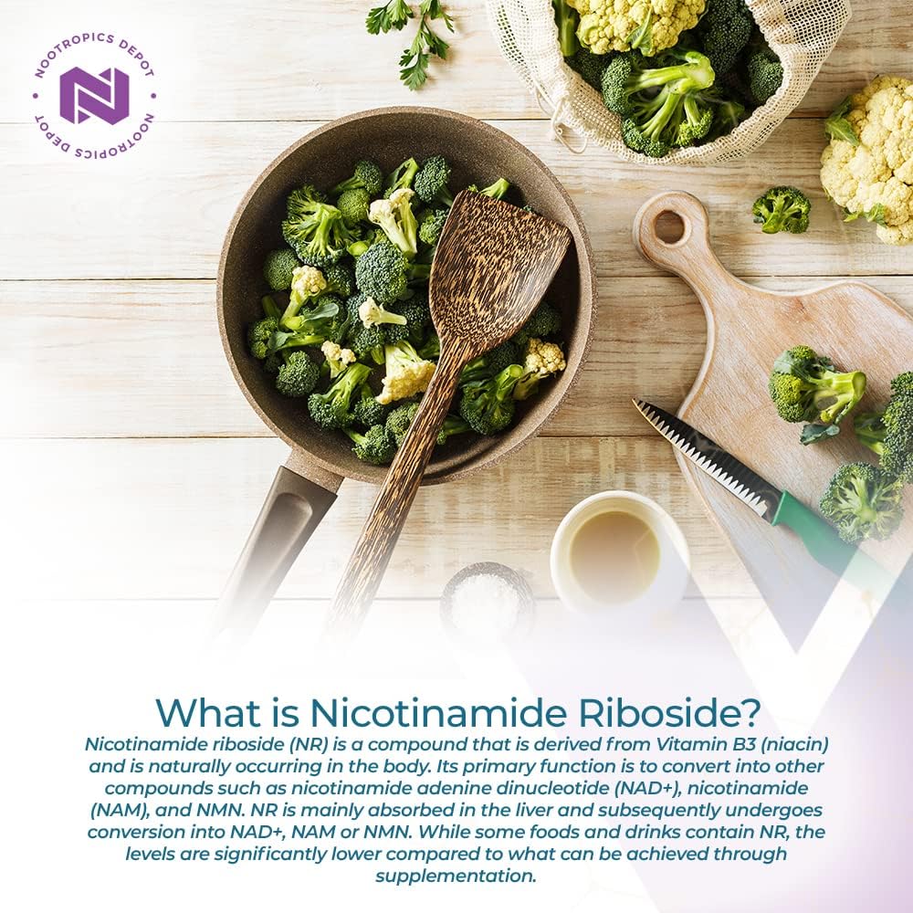 Cápsulas de Ribósido de Nicotinamida | 300mg | Precursor NAD+