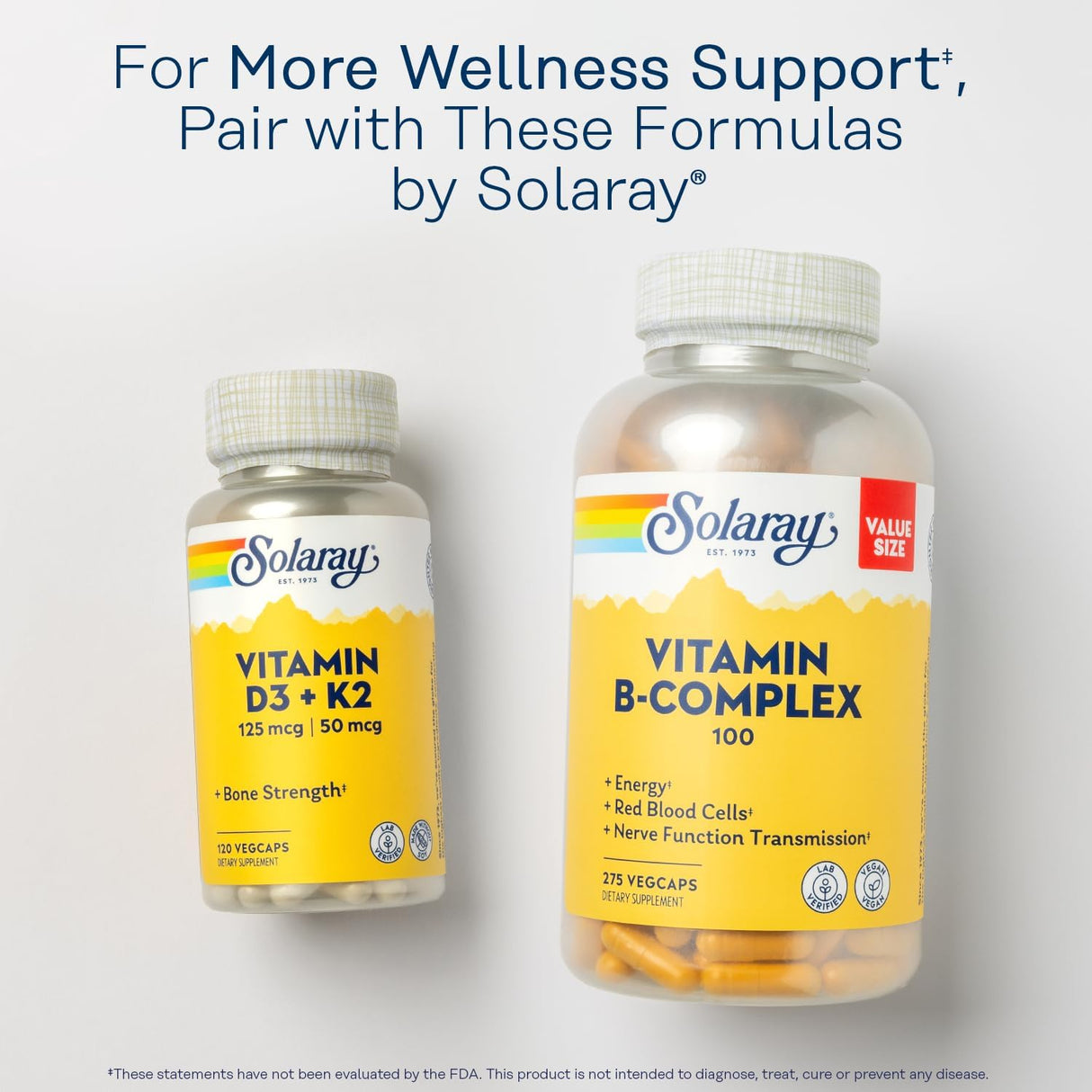 SOLARAY Equinácea Vitamina C y zinc 850 mg más