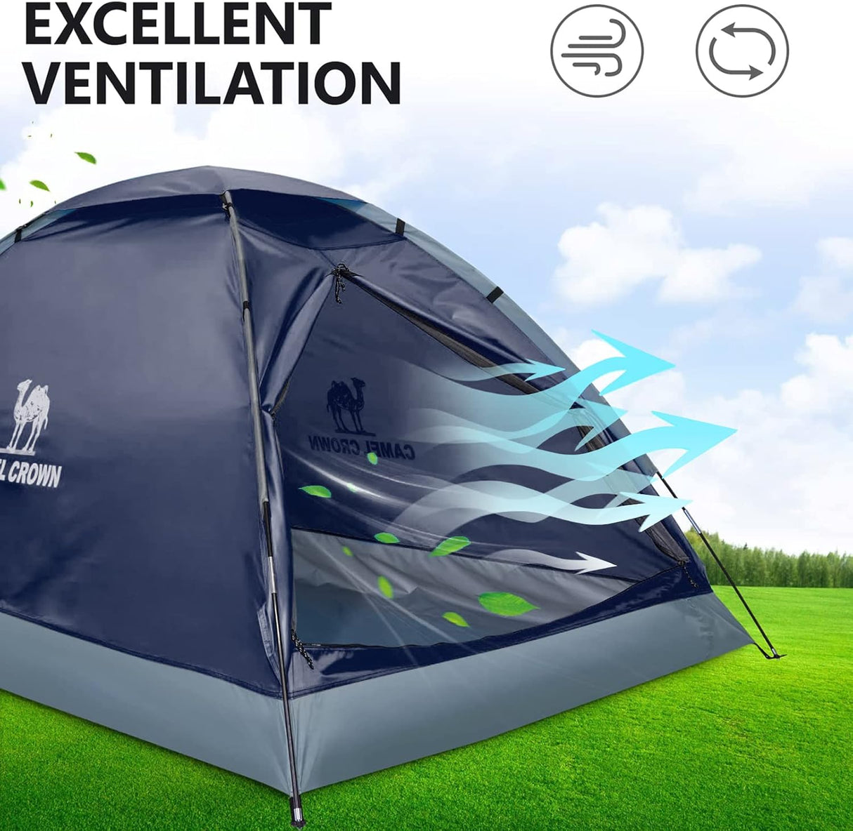 Tienda CAMEL CROWN: tienda de campaña ligera y espaciosa