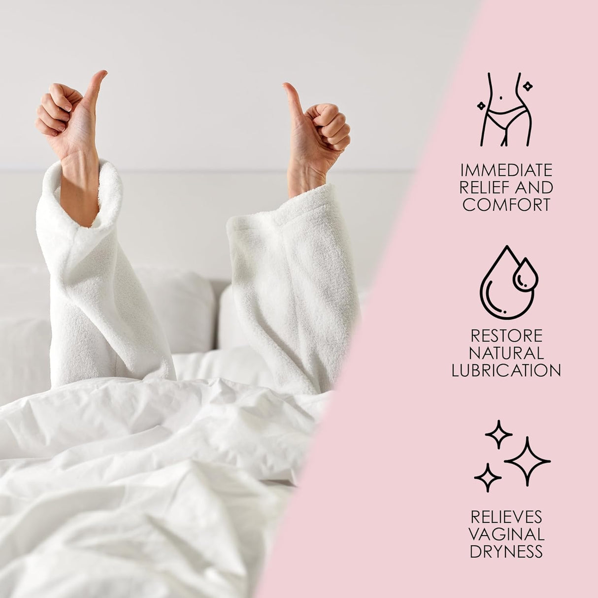 Supositorio de ácido hialurónico HydraDose hidratante 10 und