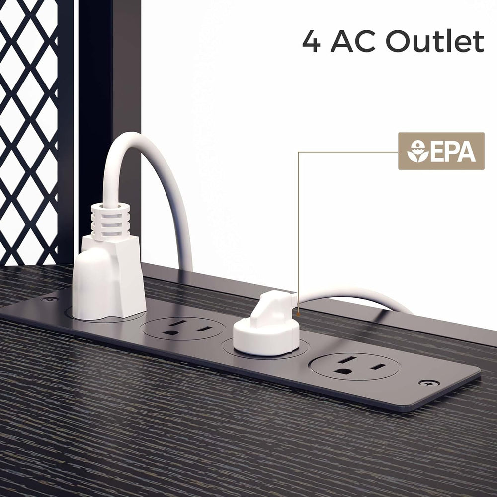 Soporte de TV Rolanstar, con montura y salida de energía, ajustable