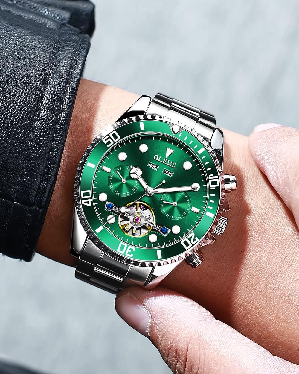 Relojes para hombre automáticos de lujo analógicos Timex