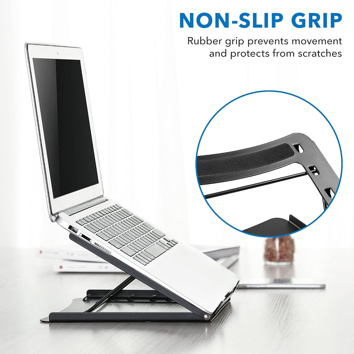 Soporte para computadora portátil de altura ajustable
