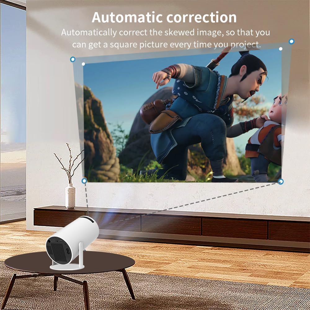 Mini Proyector 4K 5G WIFI, Sonido 360, Bluetooth - Smart Projector
