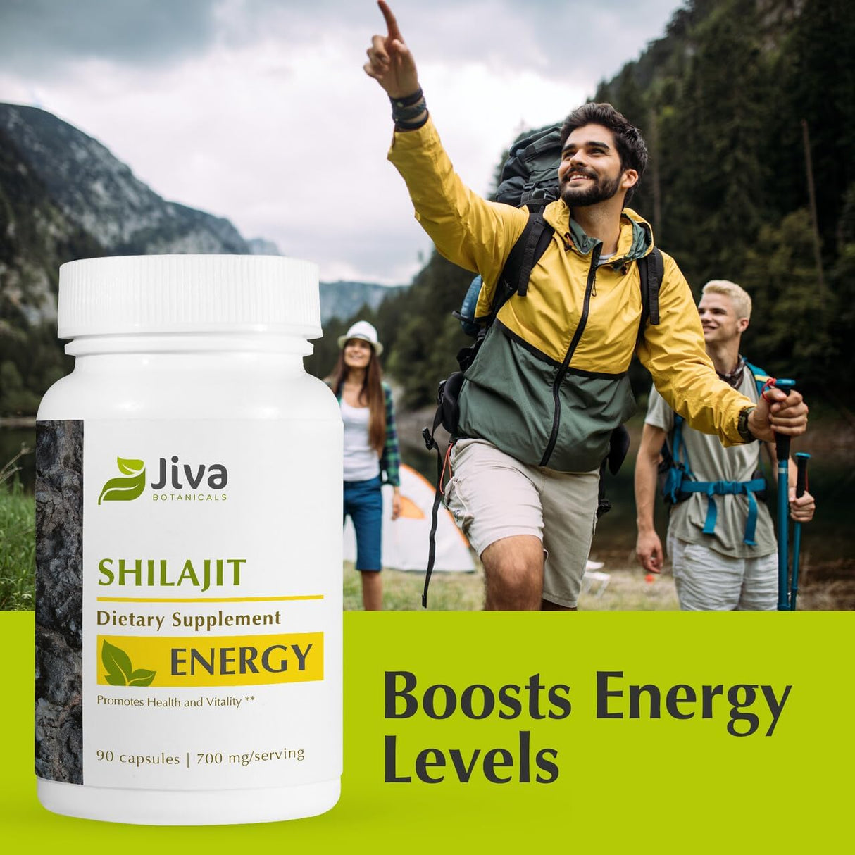 Suplemento Shilajit 700 mg Cápsulas de extracto con minerale