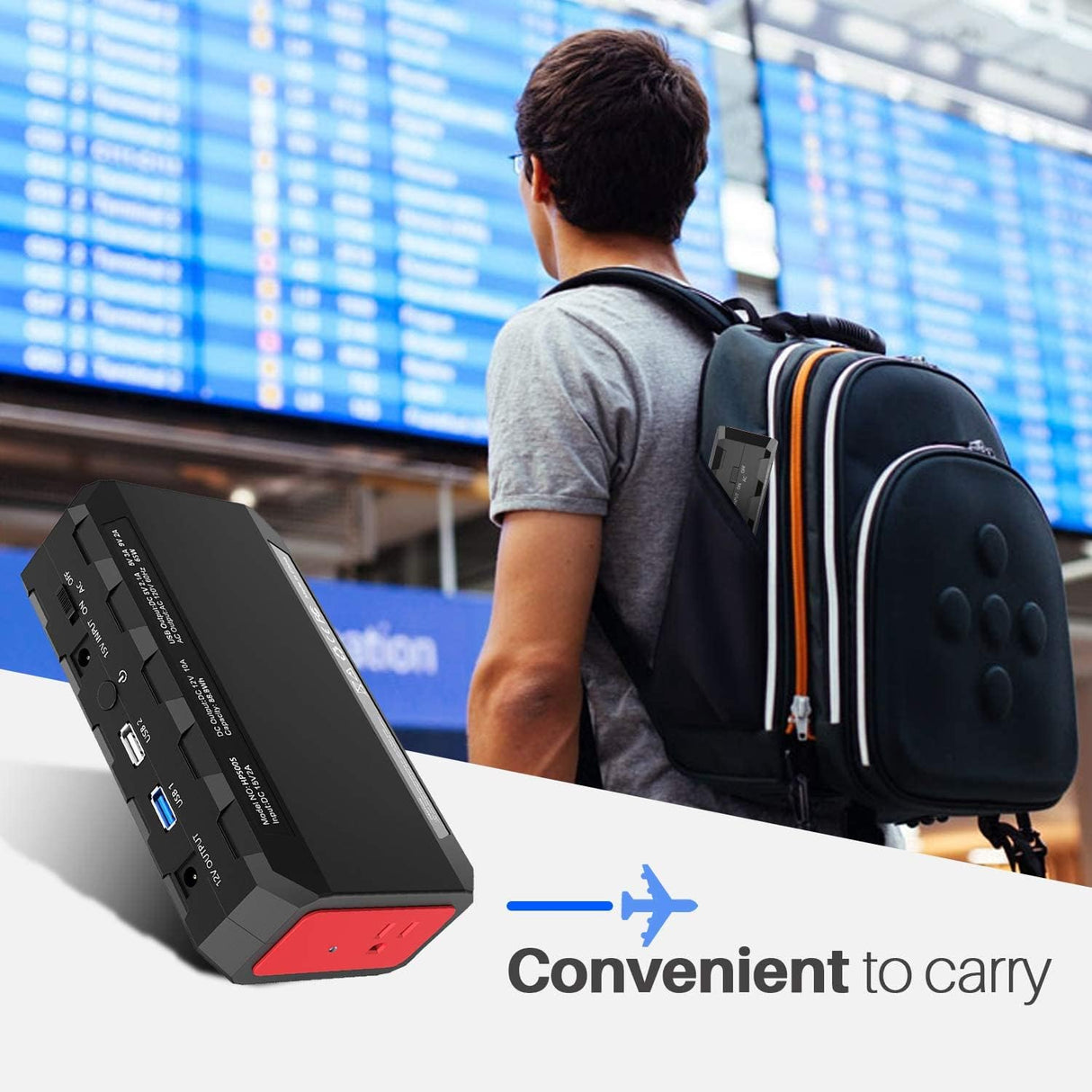 Cargador portátil para celular de 88.8 Wh 65 vatios