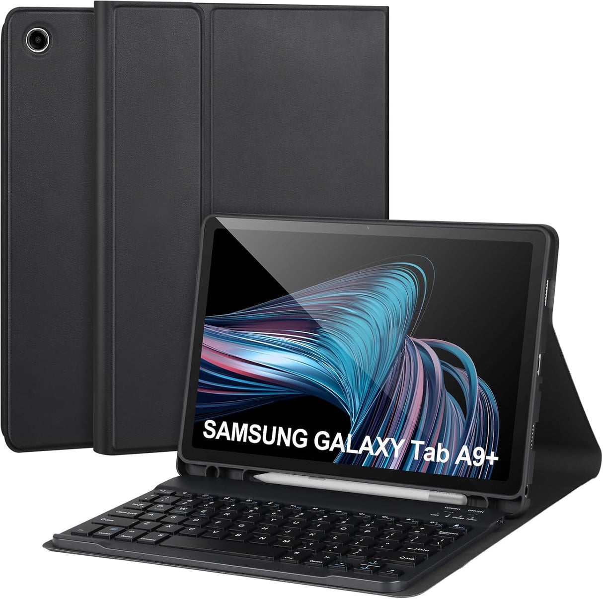 Funda con Teclado para Samsung Galaxy Tab A9+/Plus 11 2023