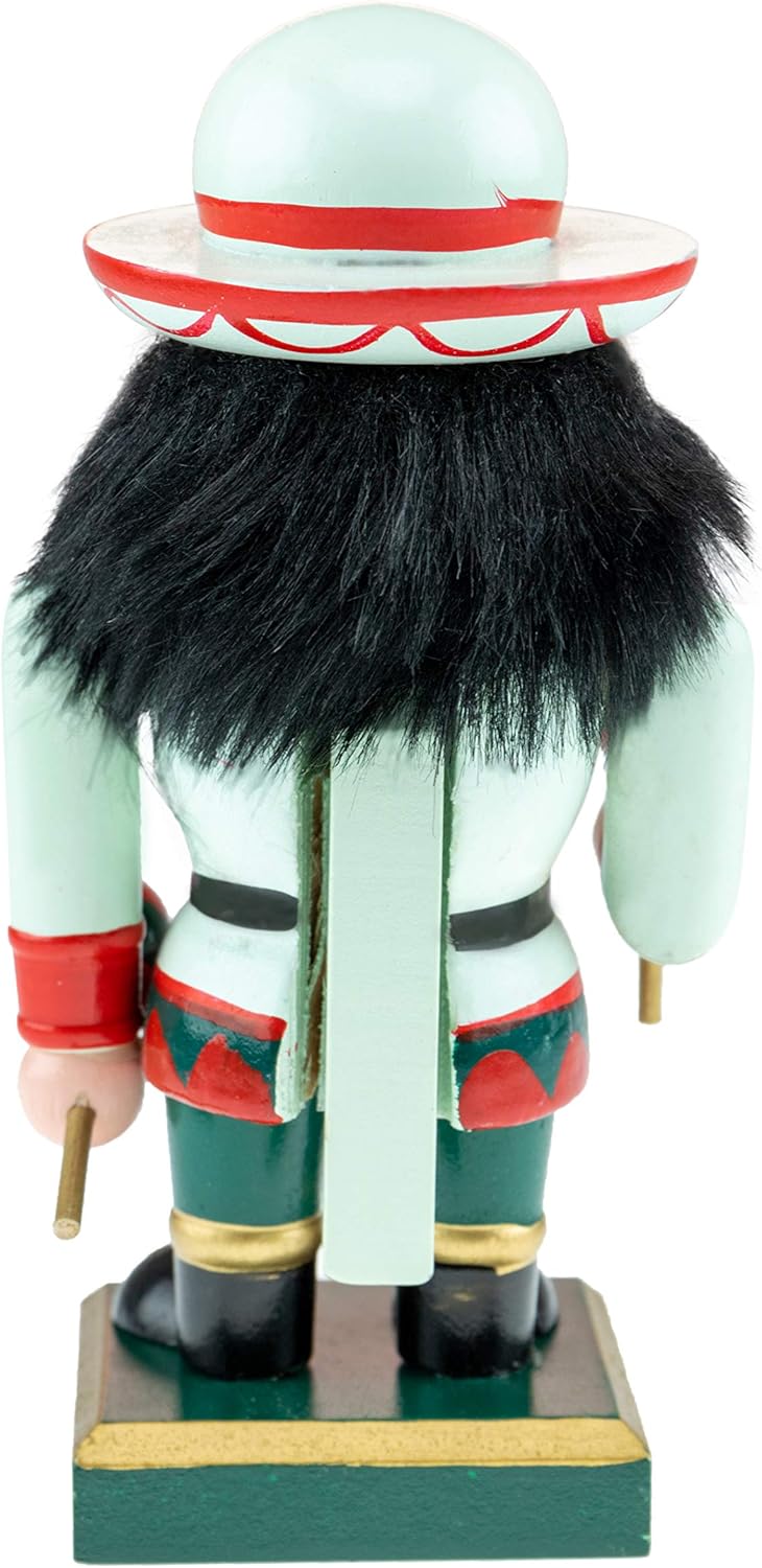 Nuez de Madera 6 Clever Creations, Adorno Navideño Chubby