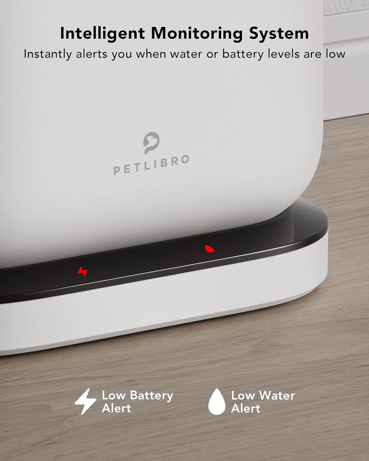 Fuente de agua inalámbrica para gatos PLWF115 PETLIBRO