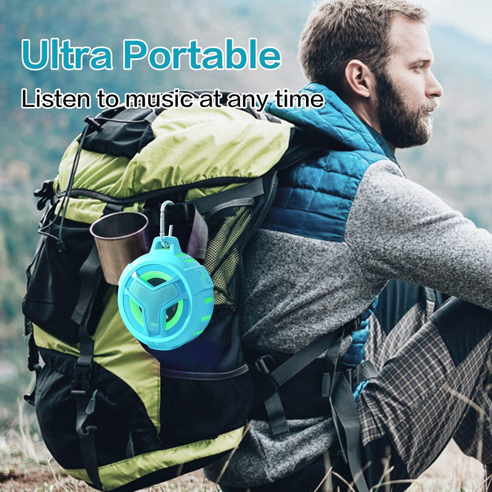 Altavoz Bluetooth impermeable IPX7 con luz RGB para exteriores