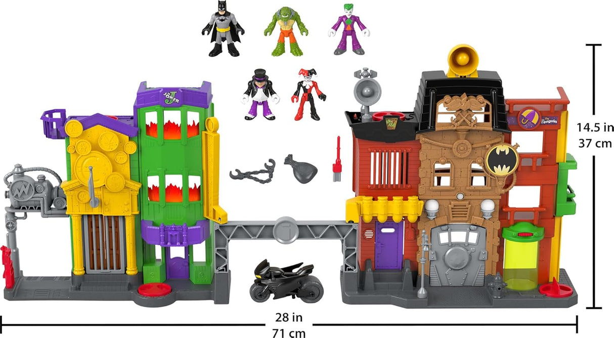 Juguete Batman Imaginext DC Fisher-Price, Crime Alley, 3+