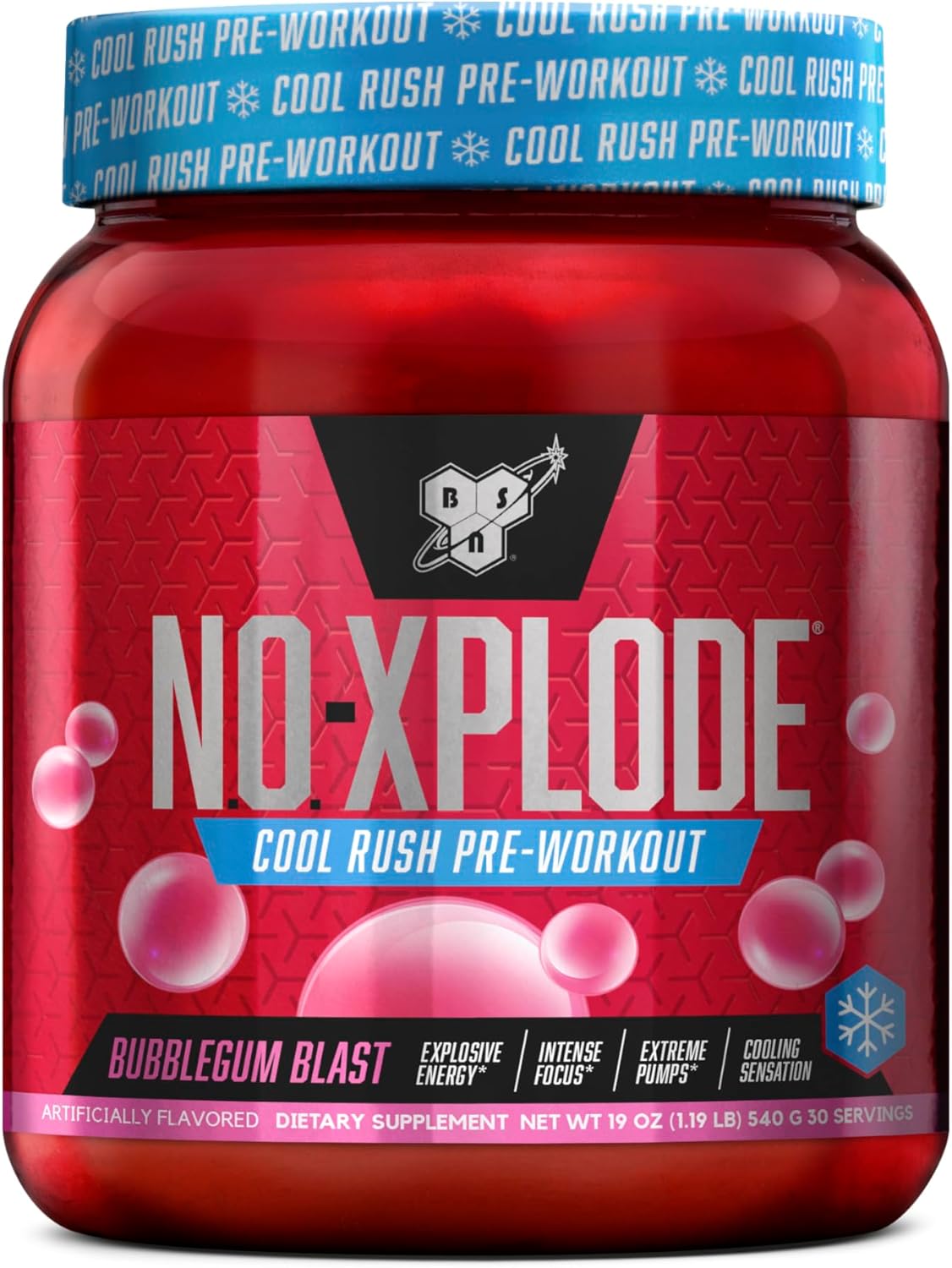 N.O.-XPLODE Preentreno con Creatina y Beta-Alanina BSN 30s