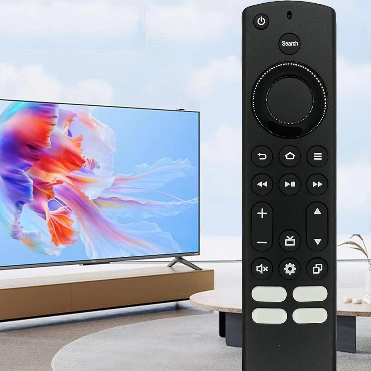 Control Remoto para TVs Toshiba Insignia, 4 Teclas de Acceso