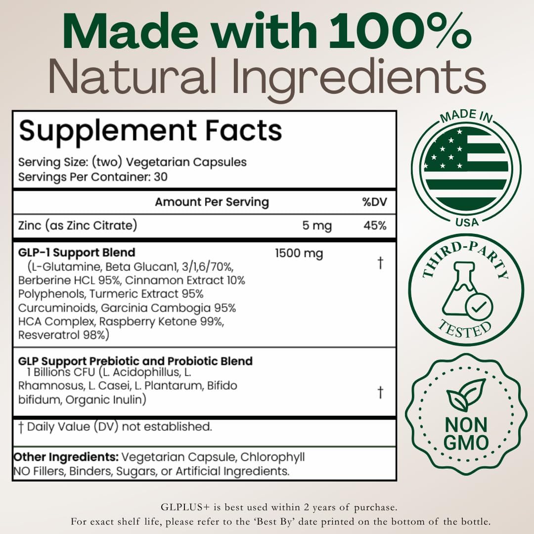 Suplemento GLP-1 para el Apetito y Metabolismo - 60 Cápsulas